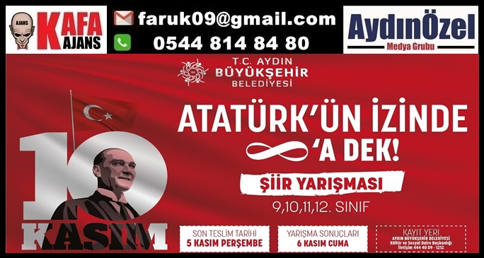 BÜYÜKŞEHİR’DEN ATATÜRK KONULU ÖDÜLLÜ ŞİİR YARIŞMASI