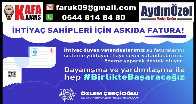 BÜYÜKŞEHİR, ASKIDA SU FATURASI KAMPANYASINI YENİDEN BAŞLATIYOR