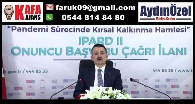 IPARD-II 10.BAŞVURU KAPSAMINDA 1 MİLYAR 125 MİLYON LİRALIK DESTEK VERİLECEK