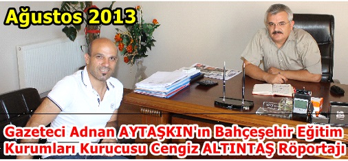 Cengiz ALTINTAŞ İle Çok Özel Röportaj