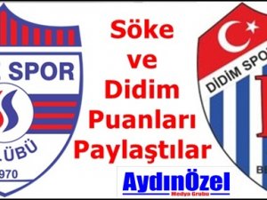 Söke ve Didim Puanları Paylaştılar