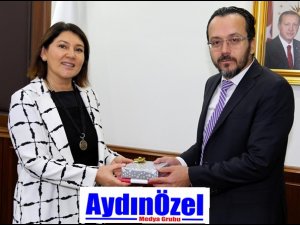 Çıldır Havalimanı Yöneticisi'nin Rektör Ziyareti