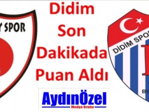 Didim 1 Puanı Son Dakikalarda Kurtardı