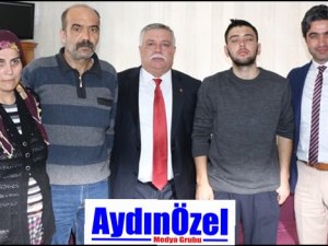 GERMENCİK BELEDİYESİ'NDEN GAZİ ASKERE ZİYARETİ