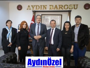 Hollanda Limburg Adliyesi Başkanı Aydın Barosunu Ziyaret Etti