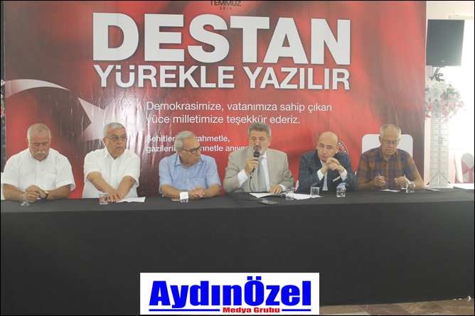 Aydın Odaları Esnaf Odası Başkanlığında 15 Temmuz'u Andı