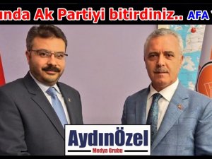 Aydında Ak Partiyi Bitirdiniz