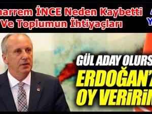 Muharrem İNCE Neden Kaybetti Ve Toplumun İhtiyaçları