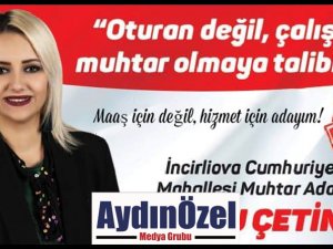 İş Kadını Ebru Çetin Muhtar Adayı Oldu