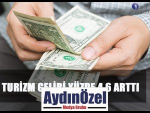 TURİZM GELİRİ YÜZDE 4,6 ARTTI