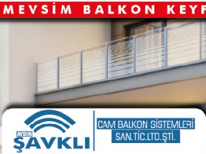 şavklı cam balkon