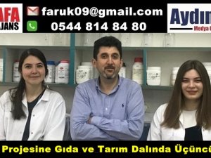 ADÜ Projesine Gıda ve Tarım Dalında Üçüncülük