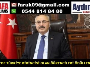 VALİ, TÜRKİYE BİRİNCİLERİNİ ÖDÜLLENDİRECEK