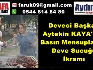 Deveci Başkan'dan Basın Mensuplarına Sucuk İkramı