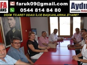 DİDİM TİCARET ODASI İLCE BAŞKANLARINA ZİYARET