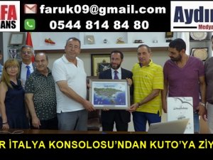 İZMİR İTALYA KONSOLOSU’NDAN KUTO’YA ZİYARET