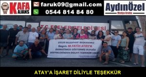 ATAY’A İŞARET DİLİYLE TEŞEKKÜR